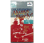 USS Lexington Always Ready VCR case