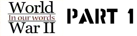 WWII-IN OUR WORDS LOGO