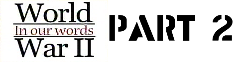 WWII-IN OUR WORDS LOGO
